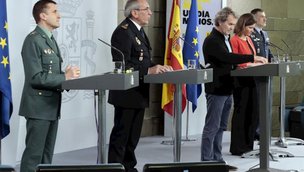 ep i-d el jefe del estado mayor de la guardia civil jose manuel santiago marin el dao de la policia