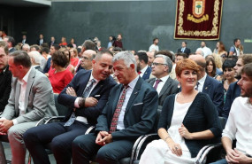 ep i-d el presidente del upn y portavoz de navarra suma en el parlamento navarro javier esparza el