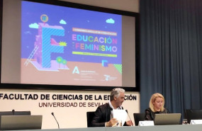 ep imagen de la clausura del i congreso andaluz de coeducacion con la presencia de la directora del