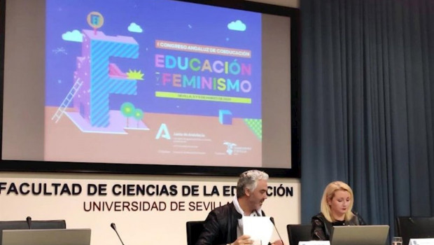 ep imagen de la clausura del i congreso andaluz de coeducacion con la presencia de la directora del