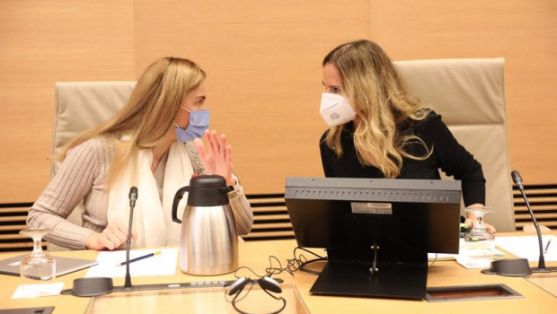 ep la comisaria europea responsable de energia kadri simson i conversa con la presidenta de la