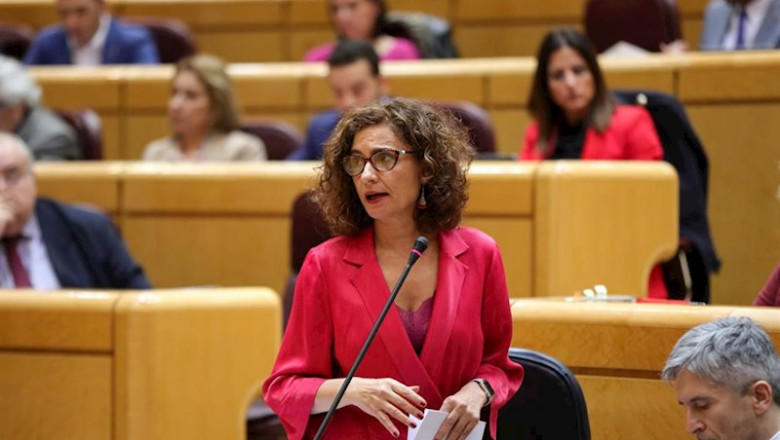ep la ministra de hacienda maria jesus montero interviene durante la primera sesion de control al