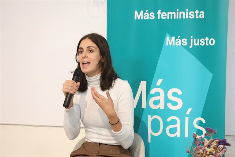 ep la portavoz de masmadrid rita maestre durante su intervencion en el acto de presentacion de las
