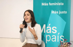 ep la portavoz de masmadrid rita maestre durante su intervencion en el acto de presentacion de las