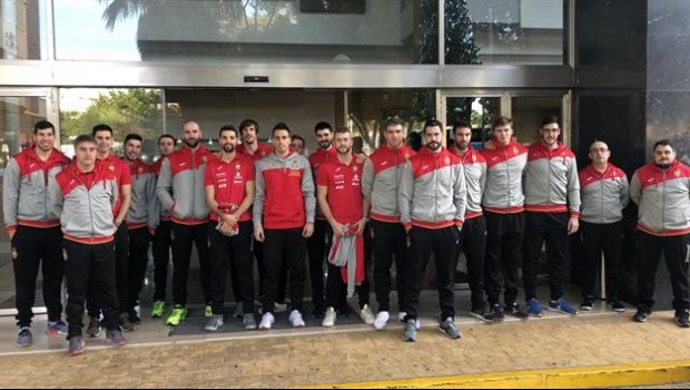 ep la seleccion espanola masculinabalonmano en almeria