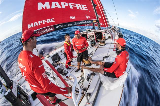 MAPFRE Xabi Fernández Pablo Arrarte Blair Tuke Sophie Ciszek Volvo Ocean Race | UGO FONOLLA/VOLVO OCEAN RACE ep mapfre xabi fernandez pablo arrarte blair tuke sophie ciszek volvo ocean race