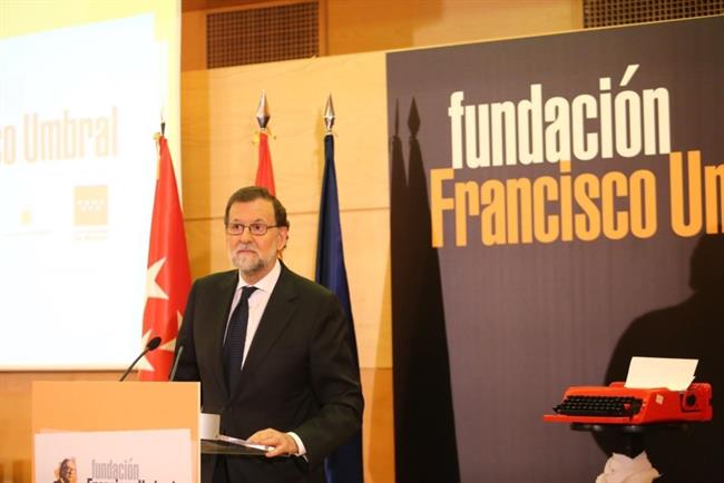 Mariano Rajoy en la entrega del Premio Francisco Umbral | TWITTER MARIANO RAJOY ep mariano rajoyla entregapremio francisco umbral