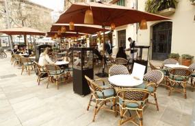 ep terraza de una cafeteria en palma de mallorca