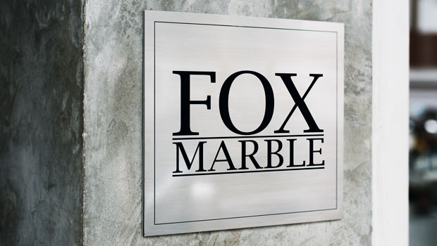 dl fox marble aim quarrying finishing stone products logo