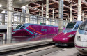 ep archivo   trenes avlo estacionados en la estacion de madrid puerta de atocha