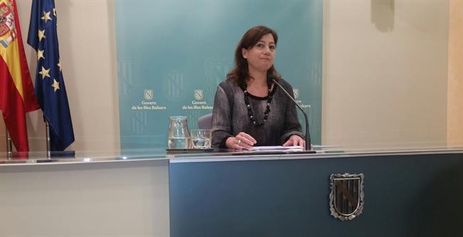 Armengol anunció el pasado viernes la dimisión de Ruth Mateu | EUROPA PRESS ep armengol anuncio pasado viernesdimisionruth mateu
