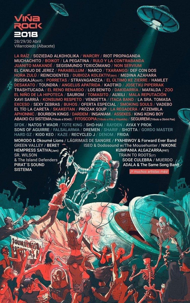 Cartel Viña Rock | EUROPA PRESS/VIÑAROCK ep cartel vina rock