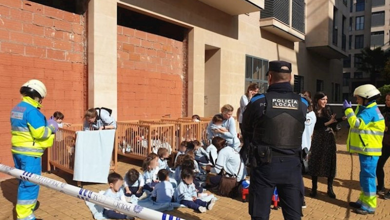 ep desalojan a los ninos de una escuela infantil de getafe