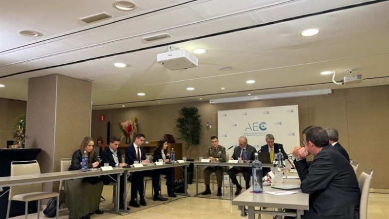 Desayuno Informativo AEC 'Defensa y tecnologías duales: la consultoría ante el reto de la seguridad’. | EUROPA PRESS ep desayuno informativo aec defensa y tecnologias duales la consultoria ante el reto de la seguridad