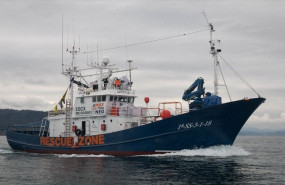 ep el buque de rescate humanitario aita mari recibe la autorizacion de capitania de palma para