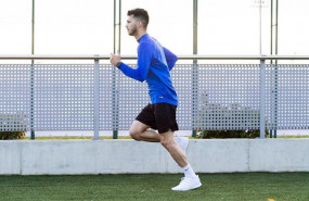 ep el jugador del bara de futbol sala esquerdinha en un entrenamiento