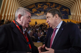 ep el ministro de agricultura pesca y alimentacion luis planas d y el presidente del grupo trevalis