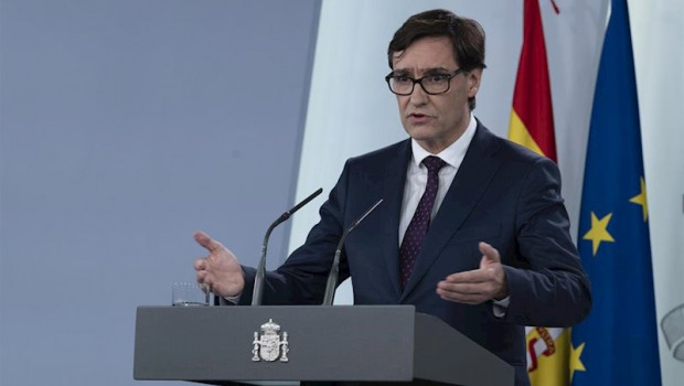 ep el ministro de sanidad salvador illa en rueda de prensa en moncloa