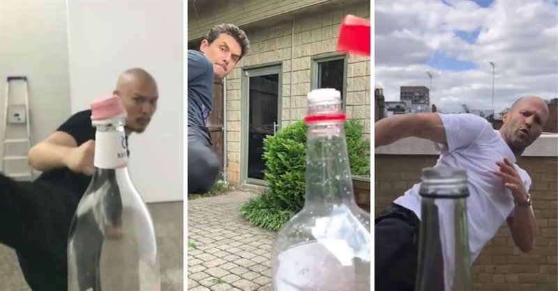 El nuevo reto viral que consiste en quitar el tapón a una botella de una patada | EUROPA PRESS/TWITTER - Archivo ep el nuevo reto viral que consiste en quitar el tapon a una botella de una patada