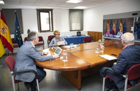 ep el presidente de canarias angel victor torres en una reunion telematica con la ministra de