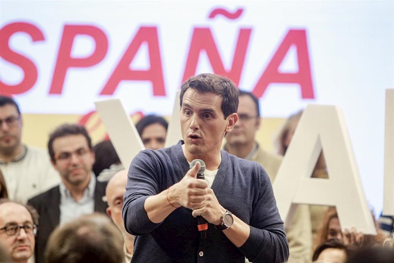 ep el presidente de ciudadanos albert rivera en un acto en la sede central del partido