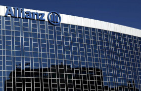 ep fachada de la sede de la empresa de seguros allianz en madrid a 21 de febrero de 2020
