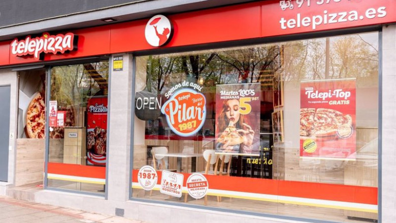 ep fachada de restaurante de telepizza
