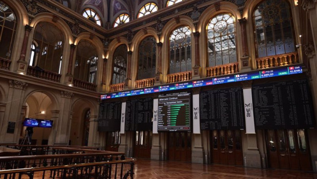 ep interior del palacio de la bolsa a 8 de julio de 2022 en madrid espana
