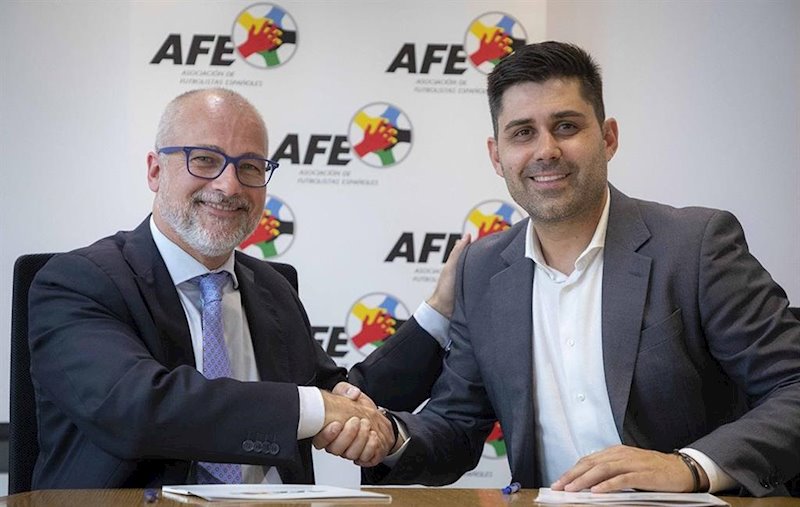 ep jose luis nogueira secretario de la fundacion reina sofia y david aganzo presidente de afe