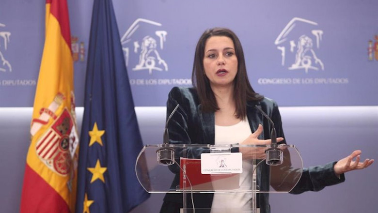 La portavoz de Ciudadanos en el Congreso de los Diputados, Inés Arrimadas, en rueda de prensa en el Congreso, en Madrid (España), a 31 de enero de 2020. | Eduardo Parra - Europa Press ep la portavoz de ciudadanos en el congreso de los diputados ines arrimadas en rueda de prensa en el
