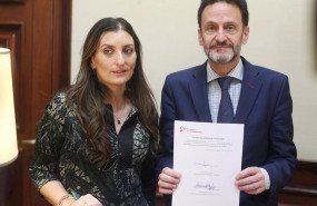 ep la portavoz de igualdad sara gimenez y el portavoz adjunto del grupo parlamentario de ciudadanos