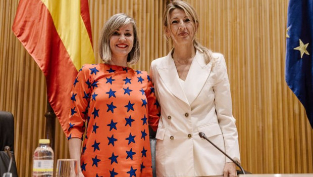 ep la vicepresidenta segunda y ministra de trabajo y economia social yolanda diaz d y la portavoz de ep la vicepresidenta segunda y ministra de trabajo y economia social yolanda diaz d y la portavoz de