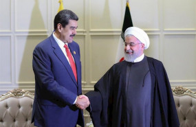 ep los presidentes de venezuela nicolas maduro e iran hasan rohani