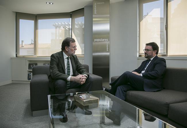 Mariano Rajoy con Asier Antona | PP ep mariano rajoyasier antona