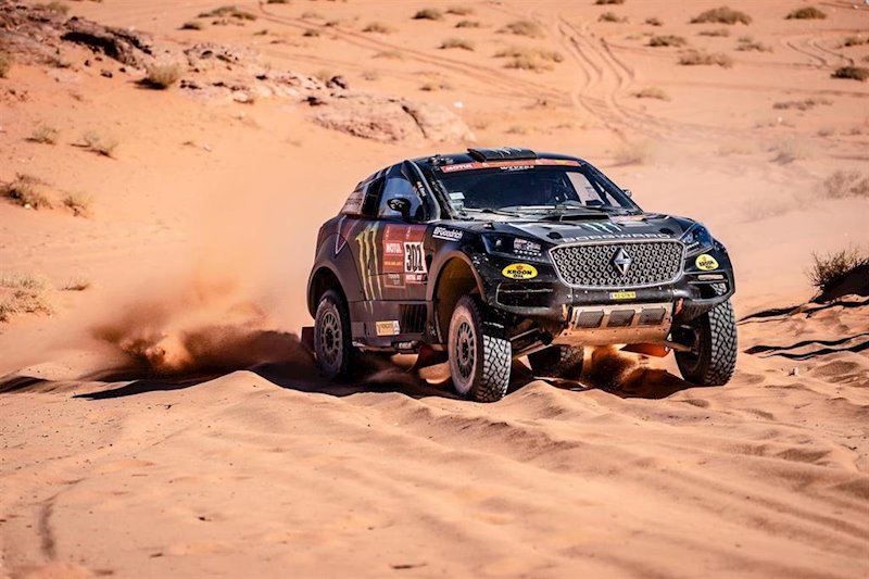 ep nani roma borgward rally team en una etapa del rally dakar