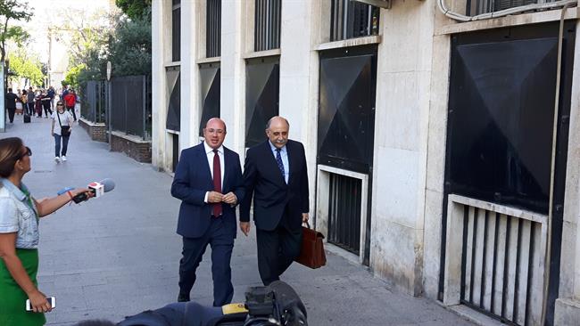 Pedro Antonio Sánchez y su abogado | EUROPA PRESS ep pedro antonio sanchezsu abogado