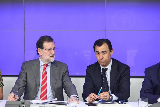 Rajoy y Fernando Martínez Maíllo en la reunión del Comité Ejecutivo del PP | EUROPA PRESS ep rajoyfernando martinez maillola reunioncomite ejecutivopp