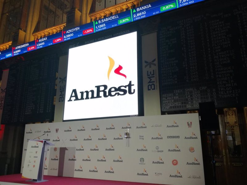AmRest finaliza su programa de recompra tras adquirir 1,05 millones de acciones