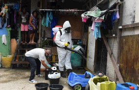 ep trabajos de descontaminacion por el coronavirus en rio de janeiro