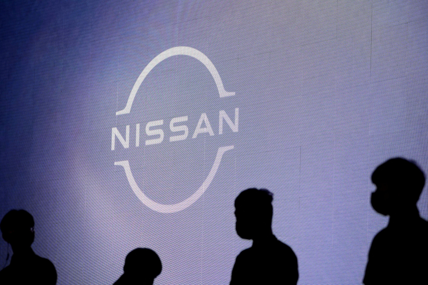 photo d archives du logo nissan a shanghai en chine 